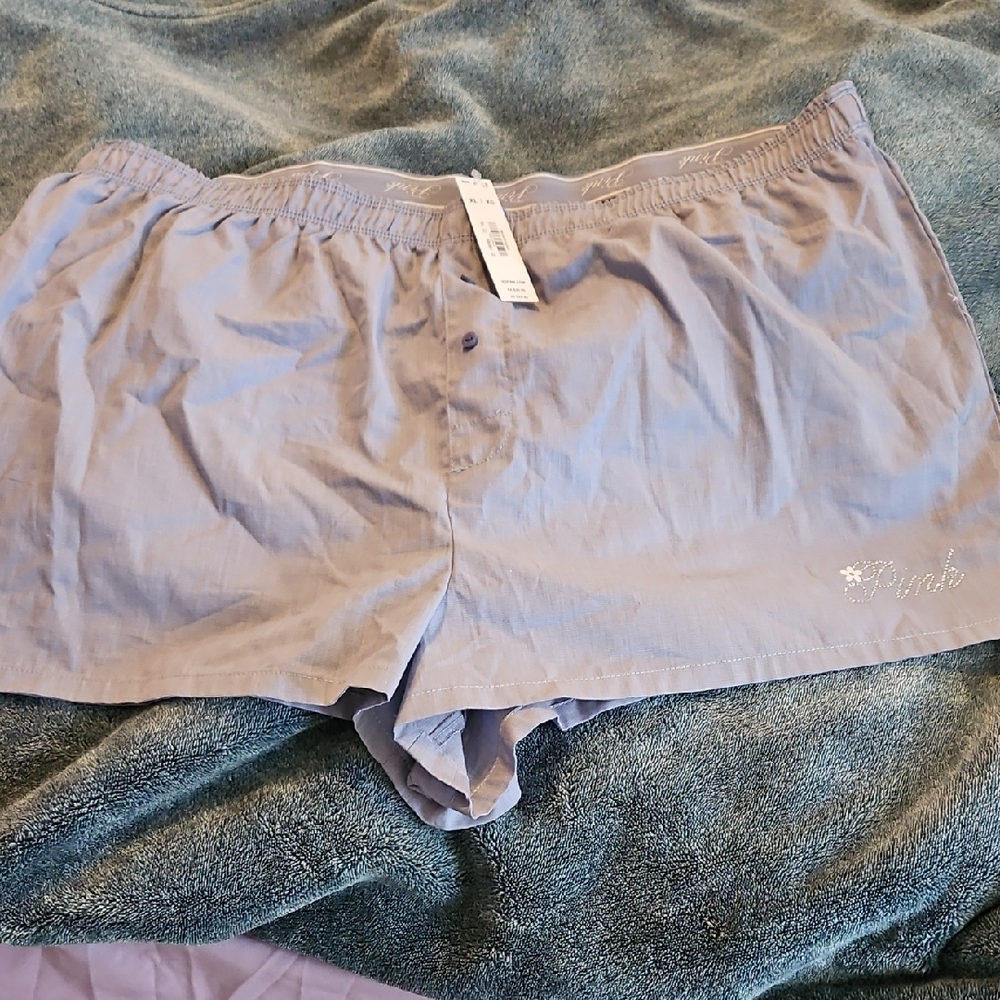 Light Blue Pajama Shorts